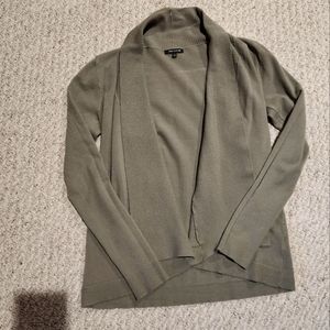 Pink clover XS Olive Green Ribbed cardigan